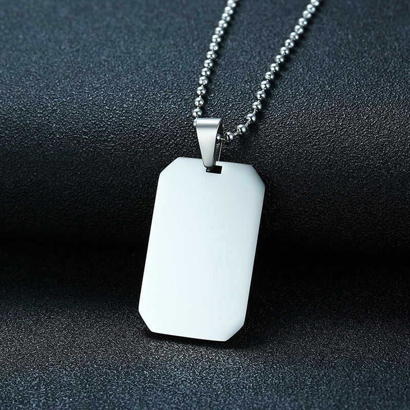 Stainless Steel Jewelry Personalized Military Pendants for Men