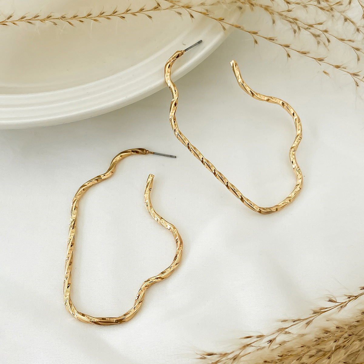 Planderful Statement Earrings Long Wrapped Design Versatile Elegant For Women Fashion Lovers