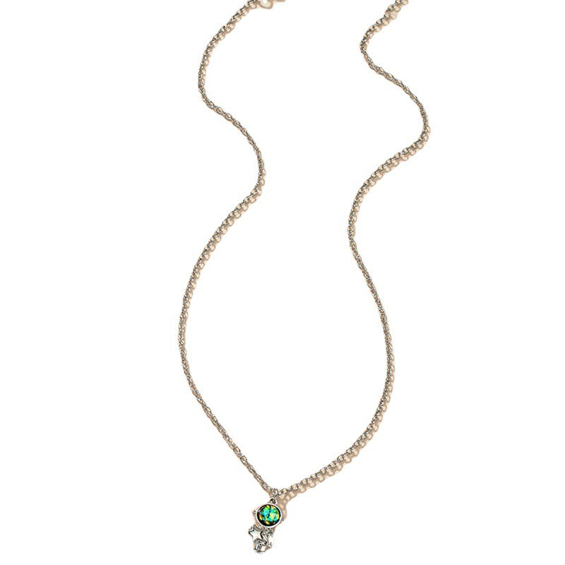 Futuristic Robot Necklace with Urban Flair