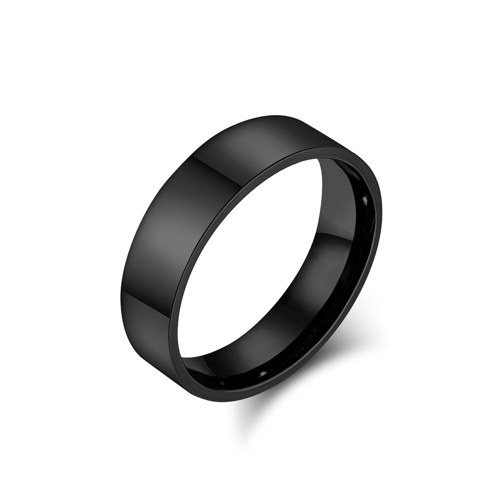 Modern Stainless Steel Ring — Gold / Silver / Black