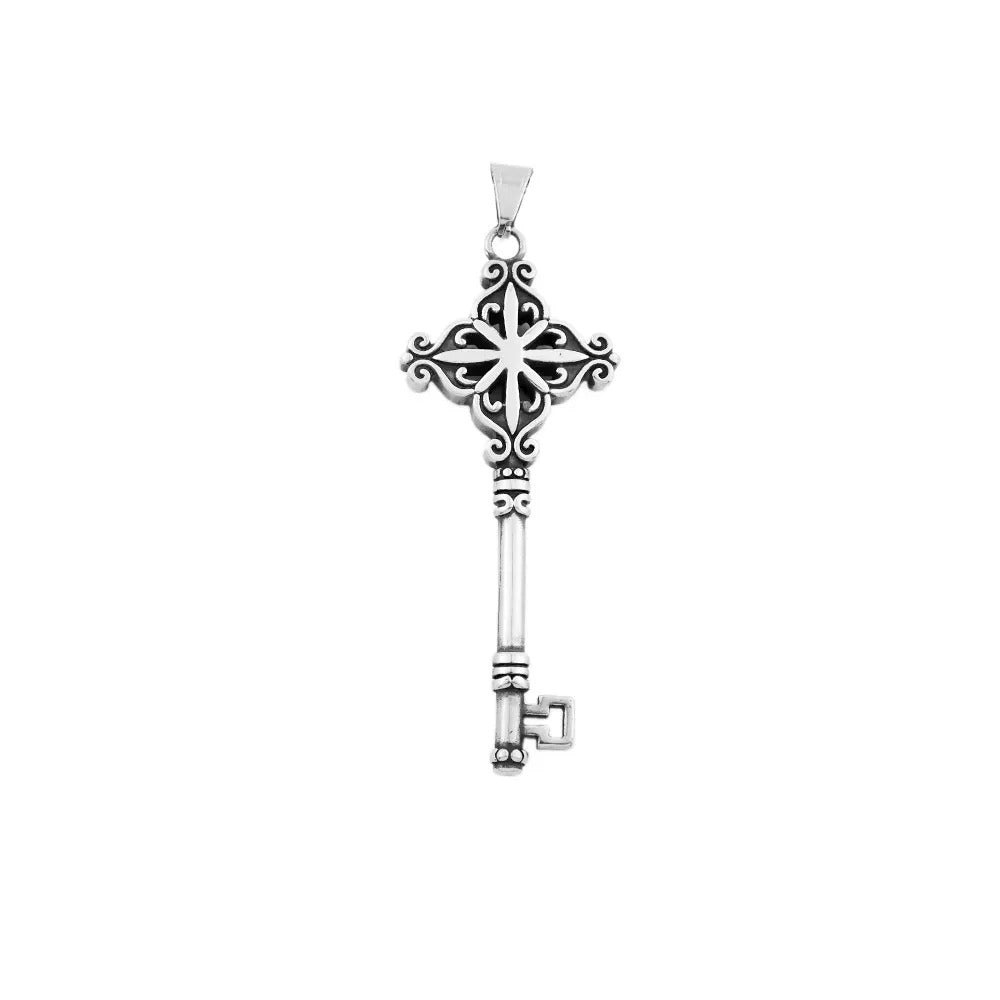 Punk Vintage Stainless Steel Men's Pendant Necklace