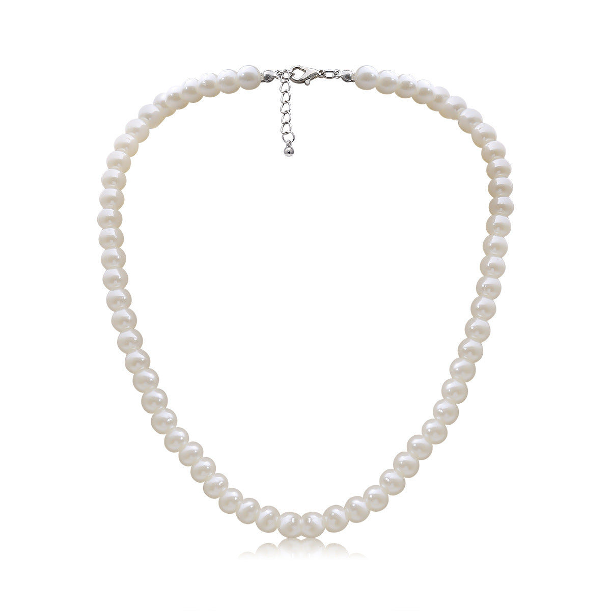 Planderful Vienna Verve Collarbone Necklace Imitation Pearl Beaded DIY Statement Jewelry For Women