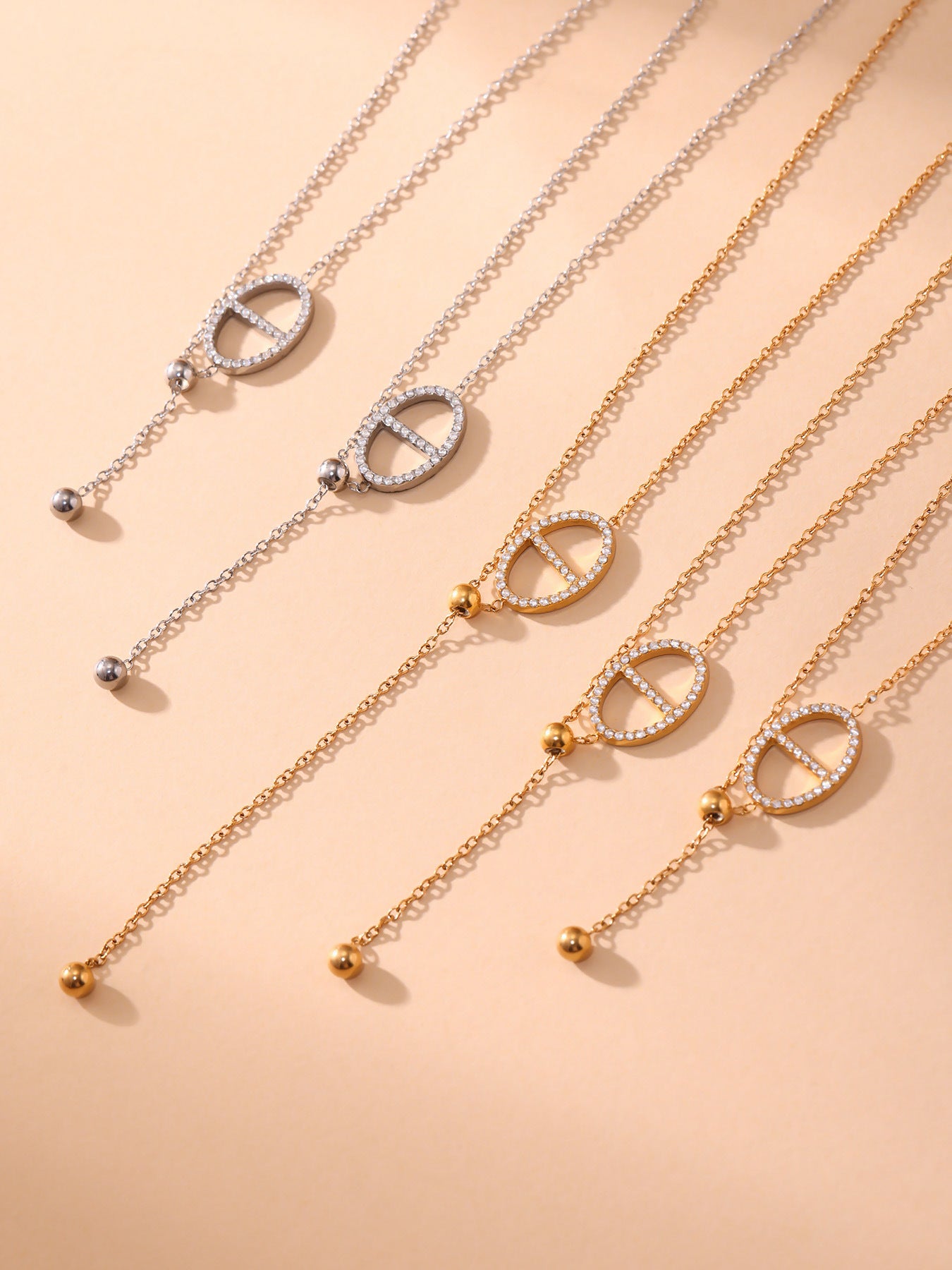 Planderful Zircon Tassel Clavicle Necklace Luxury For Women