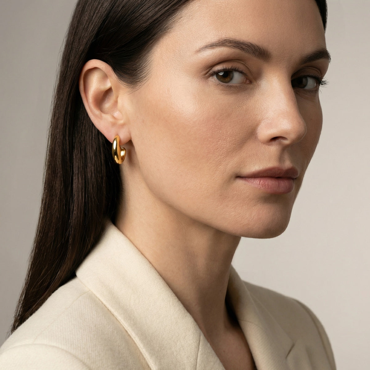 Stainless Steel Geometric Earrings