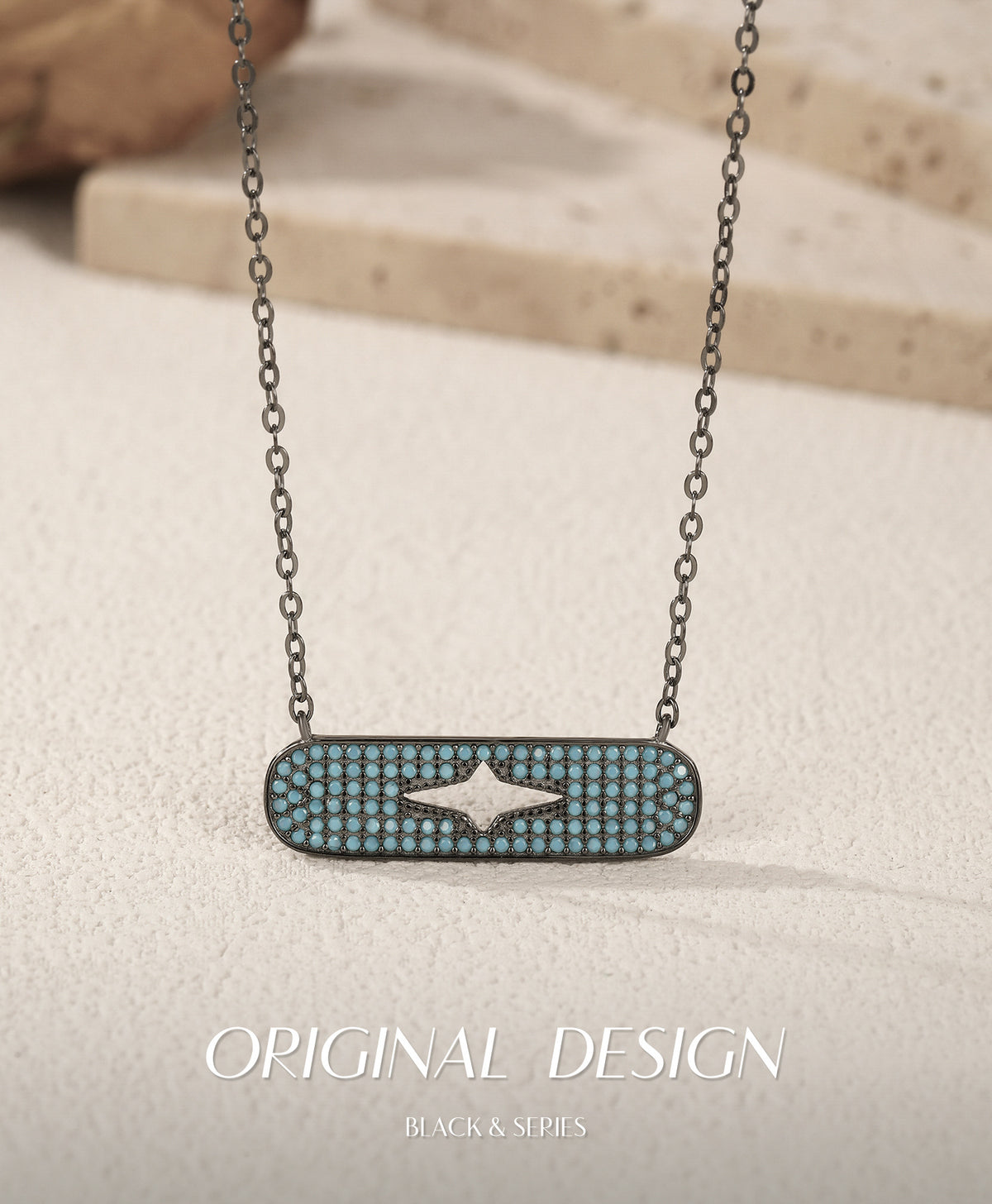 925 Sterling Silver Turquoise Necklace