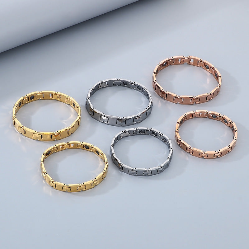 Planderful Magnet Stone Adjustable Couple Bracelet For Men