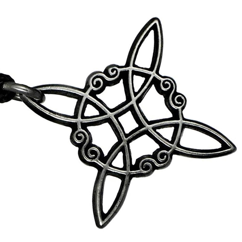 Retro Tarot Zinc Alloy Pendant with Norse Legacy Design
