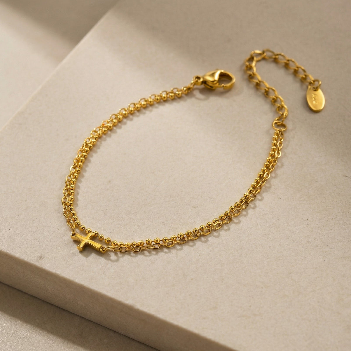 Cross Stainless Steel Bracelet