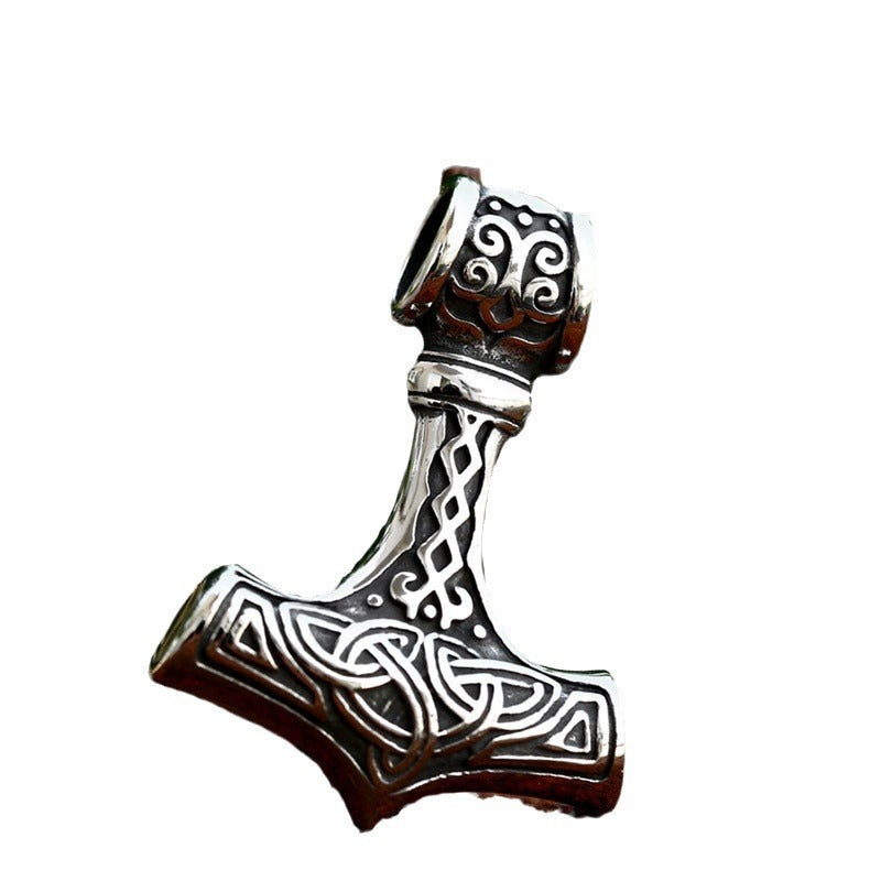 Nordic Viking Celtic Knot Titanium Steel Pendant & Thor's Hammer Pendant for Men - Wholesale Collection