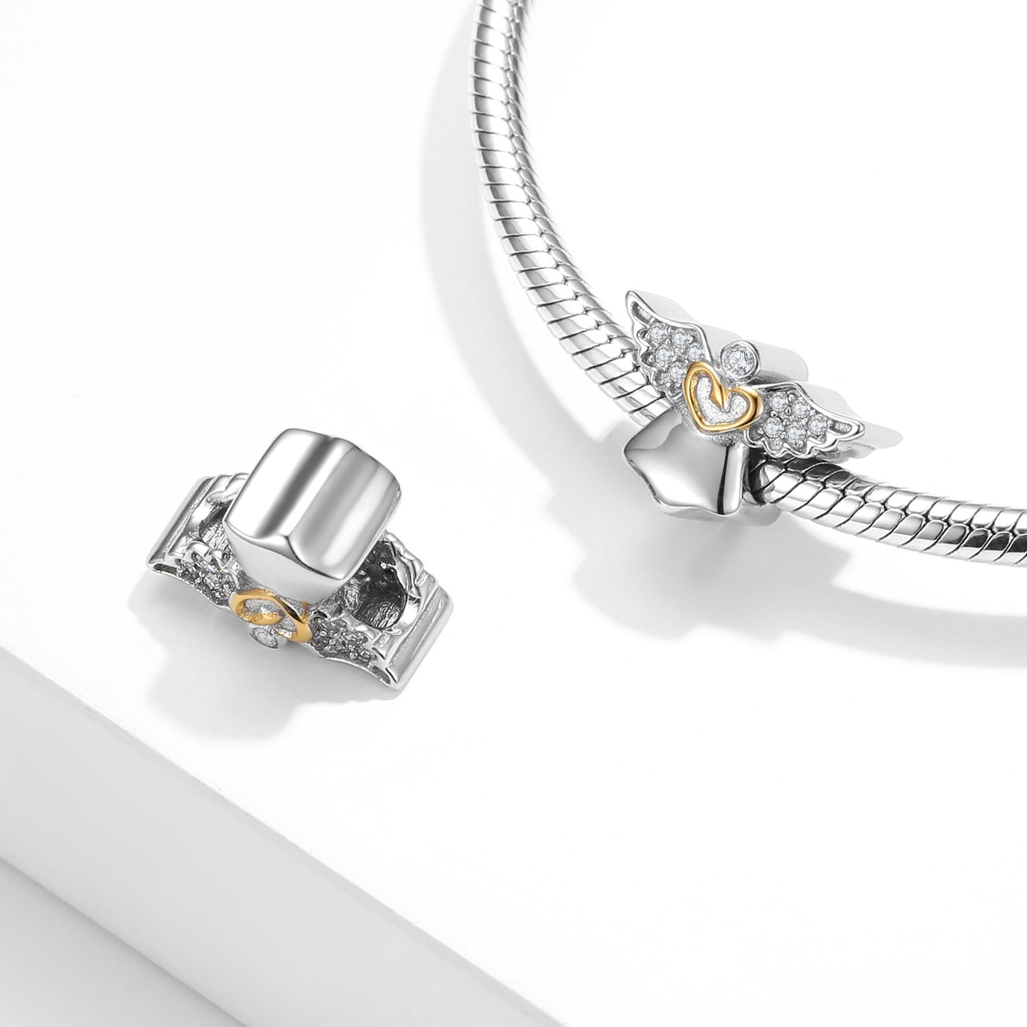 Planderful Everyday Genie – Fashion Design Sense Angel Beaded S925 Sterling Silver Zirconium Jewelry Set