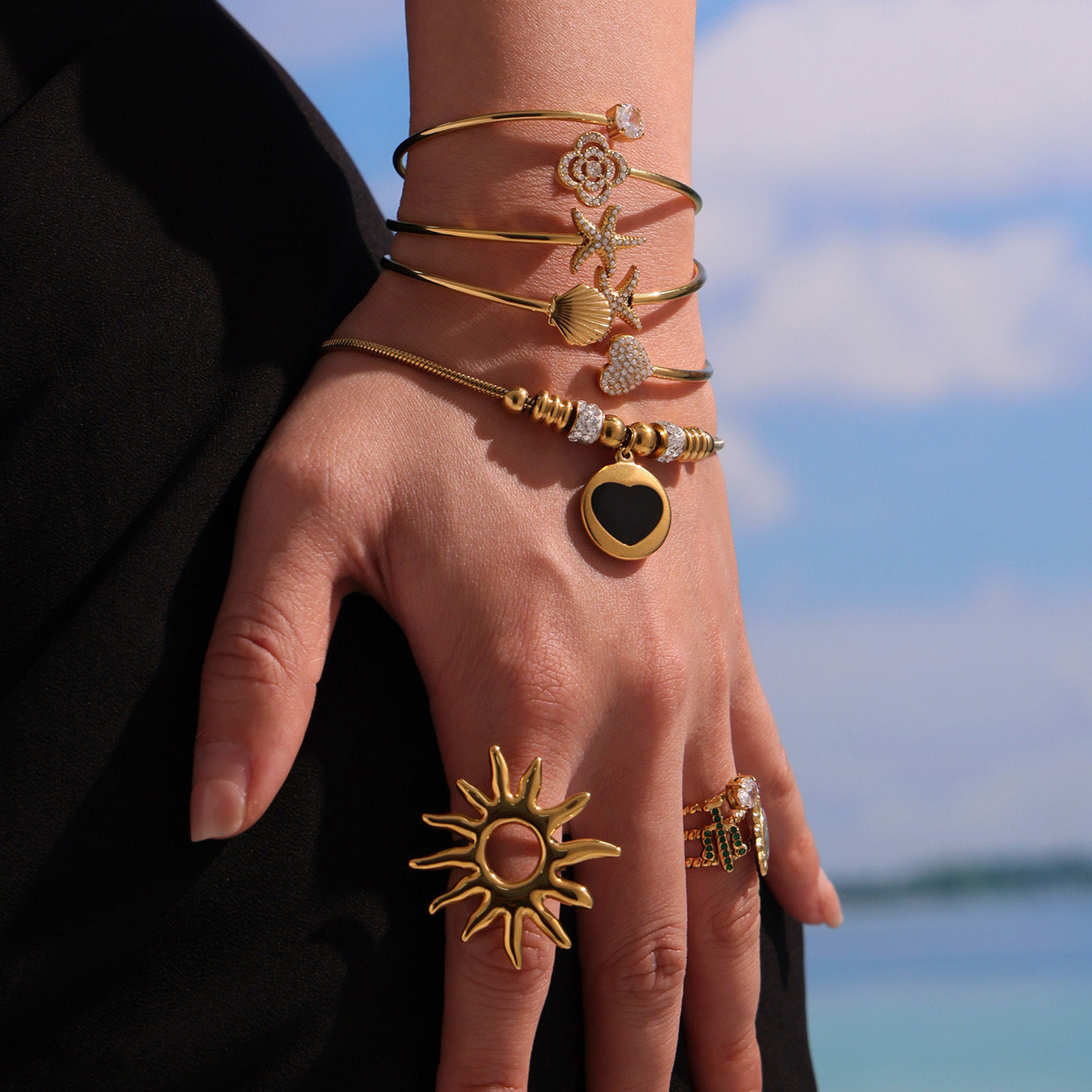 Planderful Everyday Genie Zircon Enamel Bracelet For Women