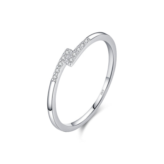 S925 Sterling Silver Ten-Stone Moissanite Band