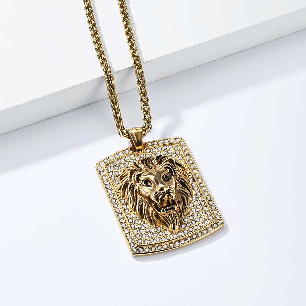 Stainless Steel Zircon Necklace