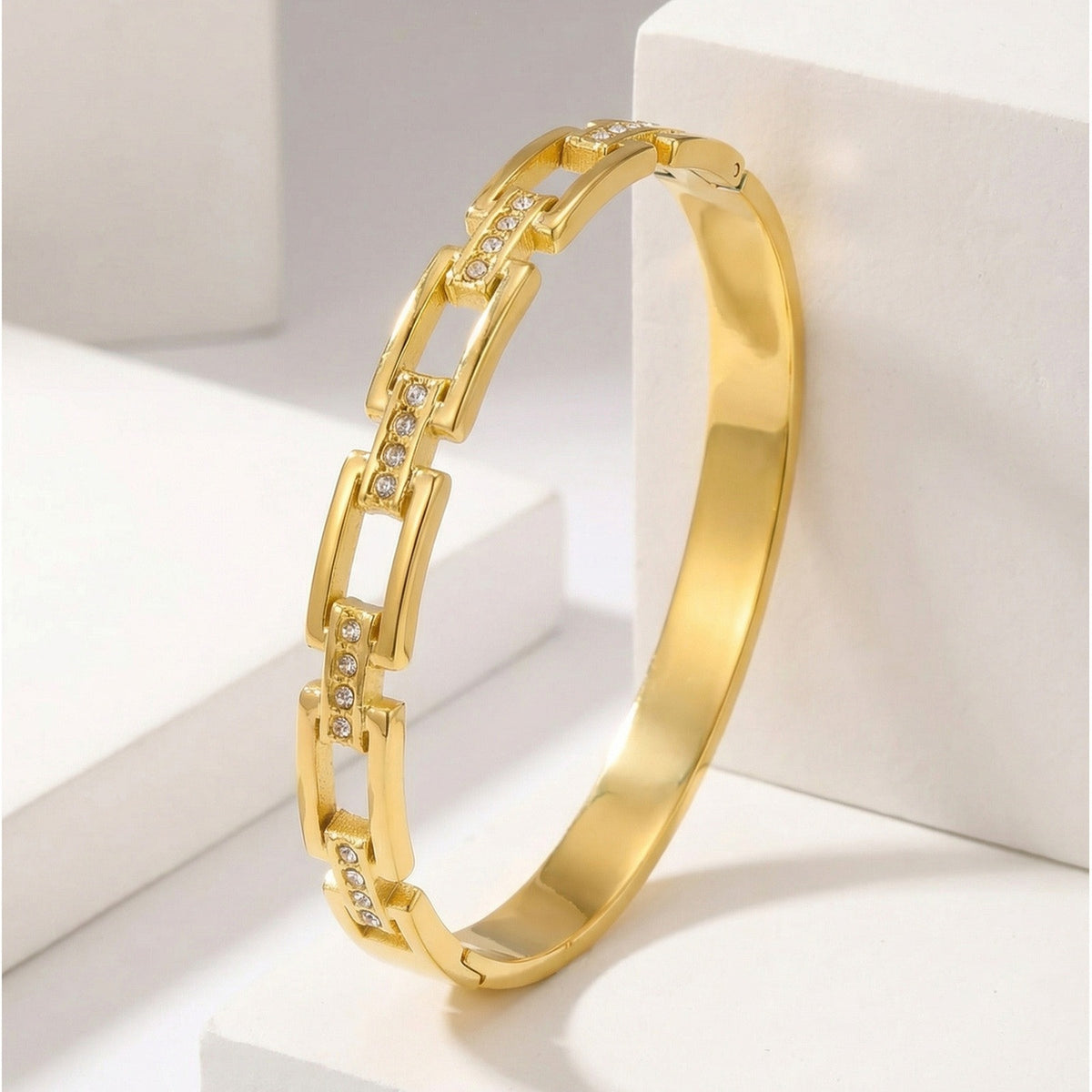 Zircon Stainless Steel Bracelet