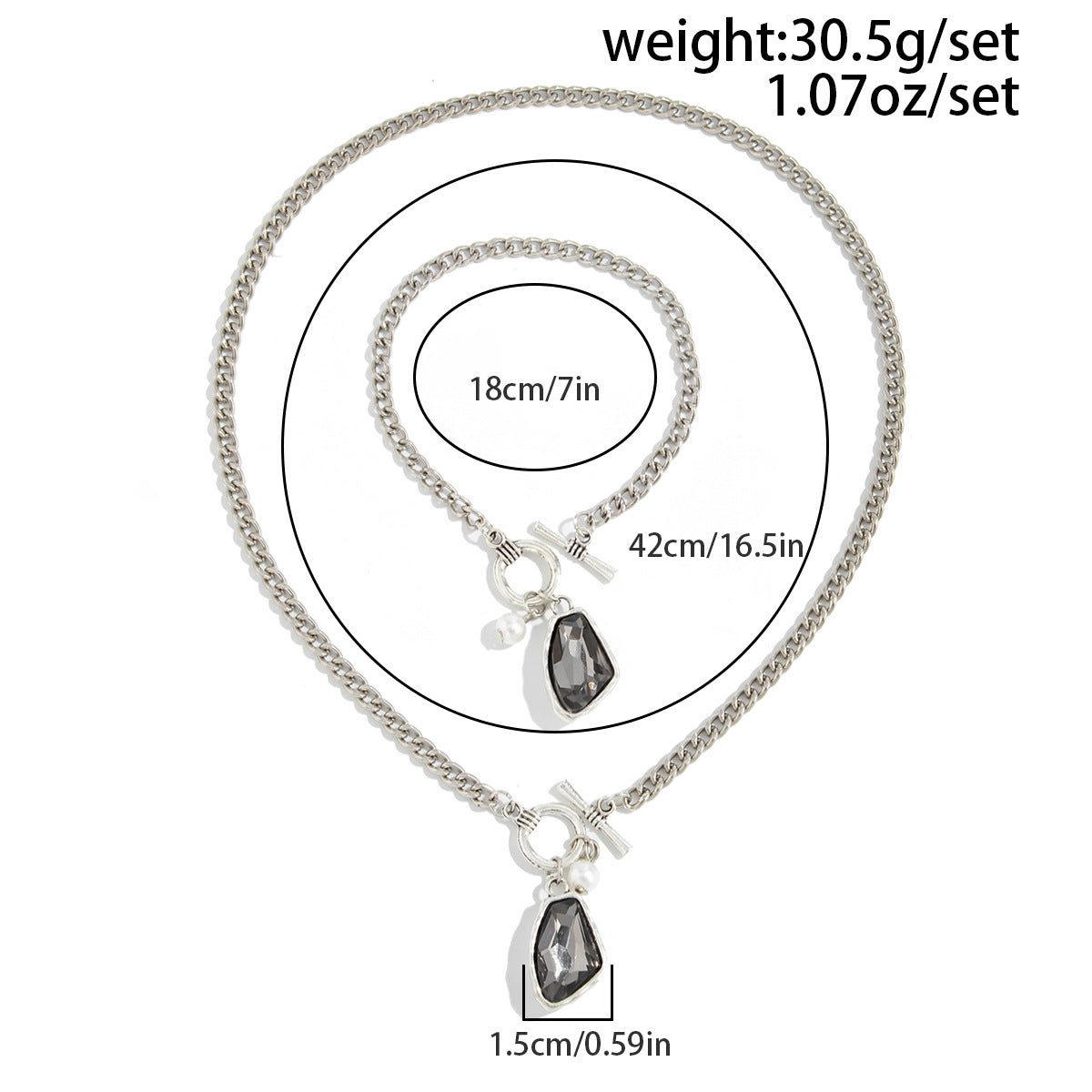Irregular Crushed-Ice Bead Necklace Collection