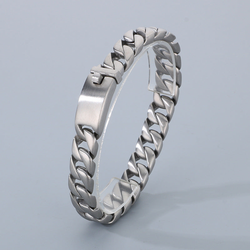 Hipster Dopamine Bracelet And 12mm Cuban Chain For Men