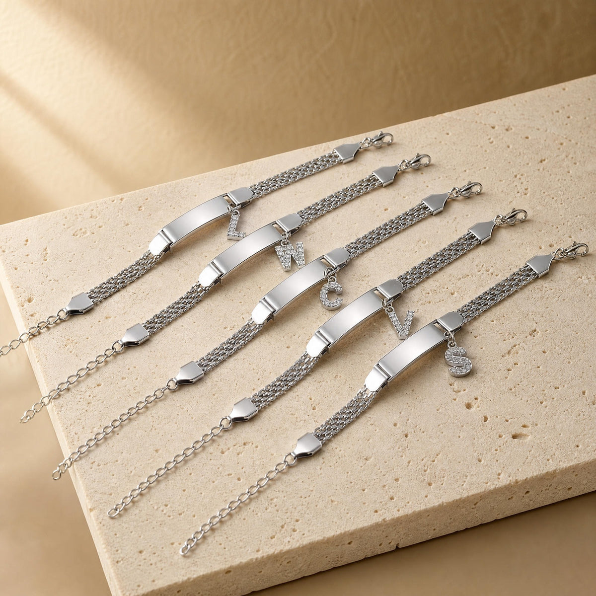 Zircon Stainless Steel Bracelet