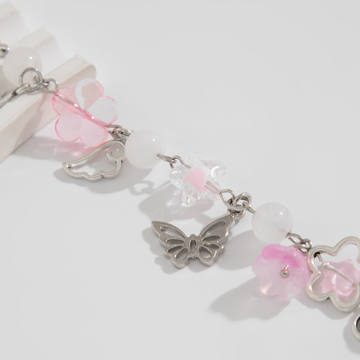 Planderful Vienna Verve Bracelet For Women Pastoral Bow Tassel Imitation Pearl Star Jewelry