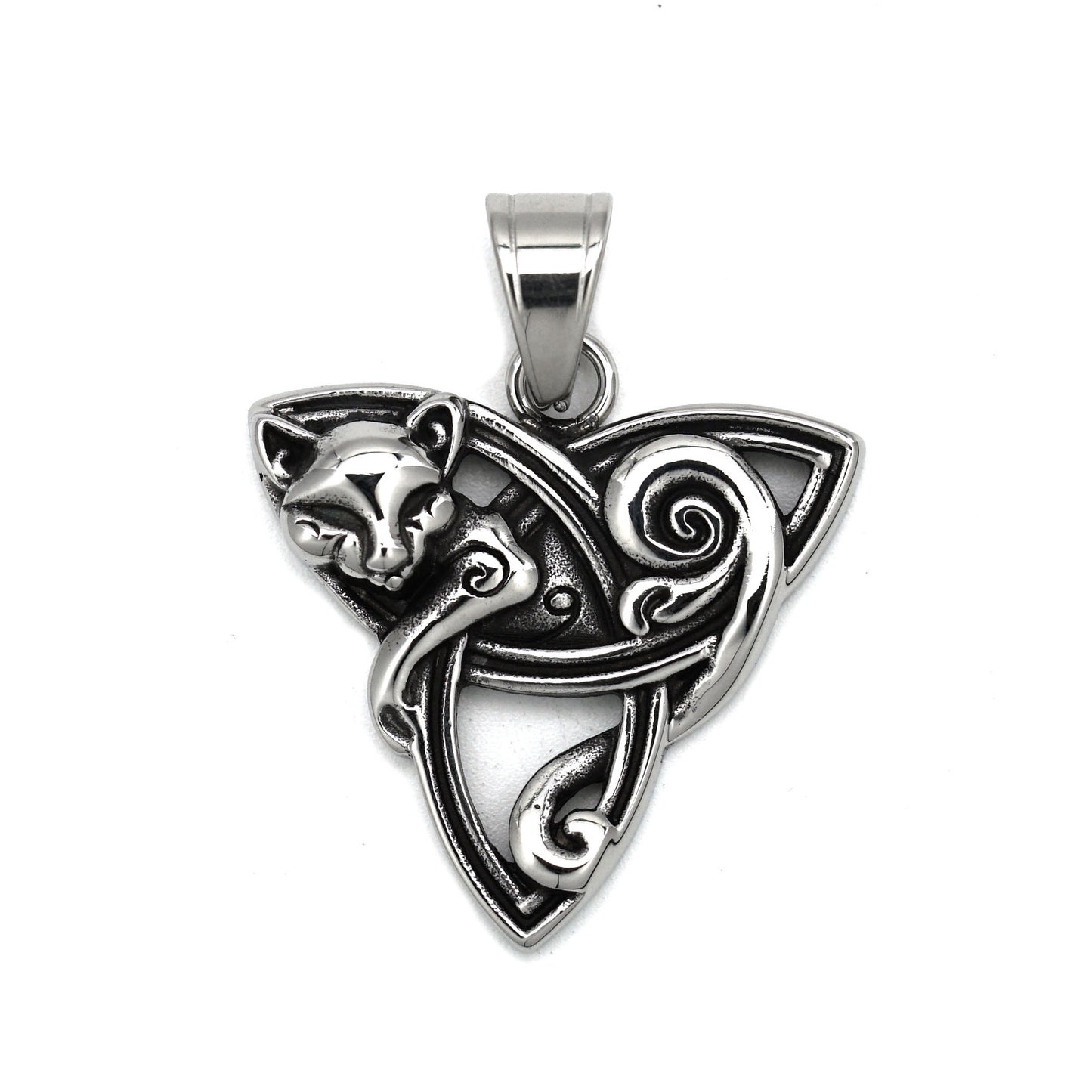Steel Necklace – Elegant Egyptian Fox Pendant