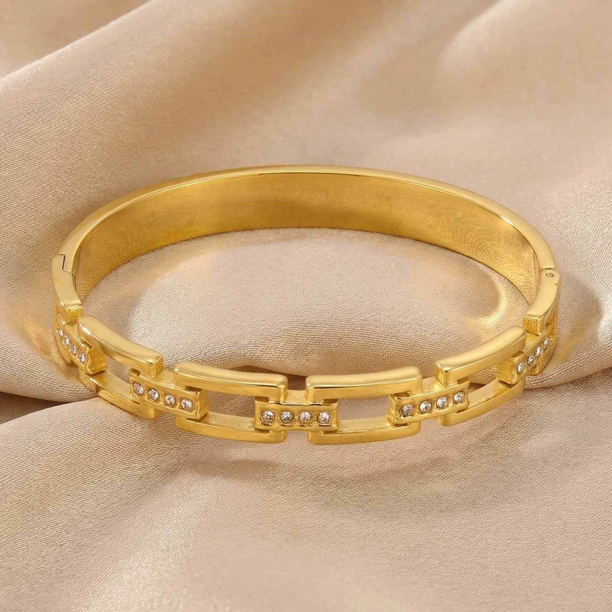 Zircon Stainless Steel Bracelet