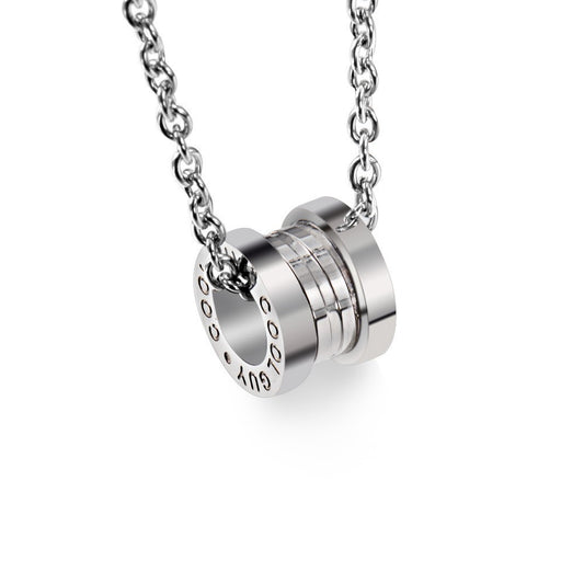INS Cold Wind Titanium Steel Pendant Necklace for Women and Men