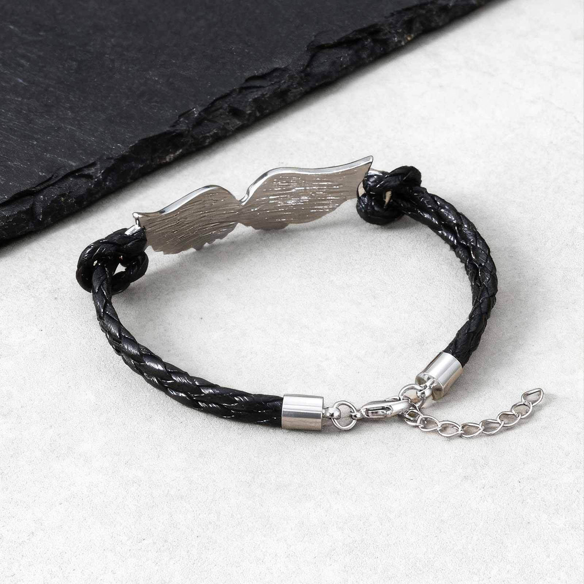 Black Stainless Steel Bracelet for Men