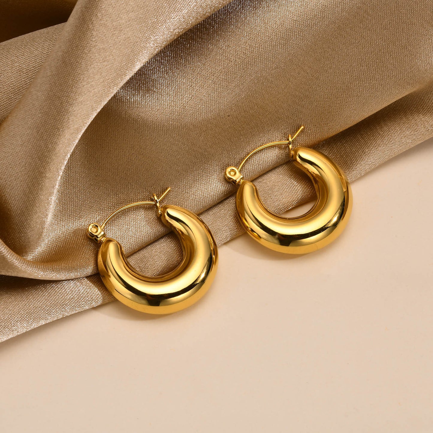 Cross-Border European And American Jewelry Stainless Steel Earrings