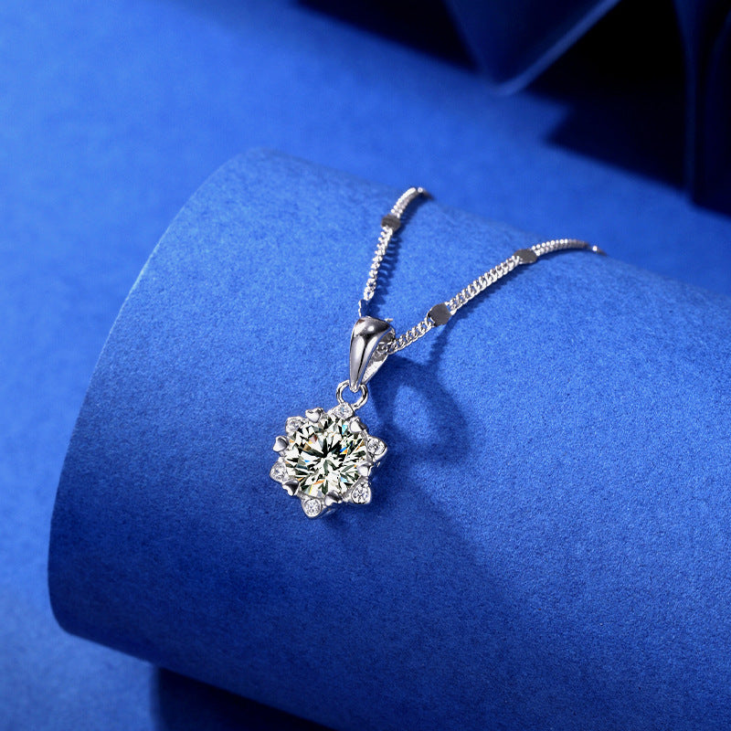 Sun 925 Sterling Silver Pendant Necklace