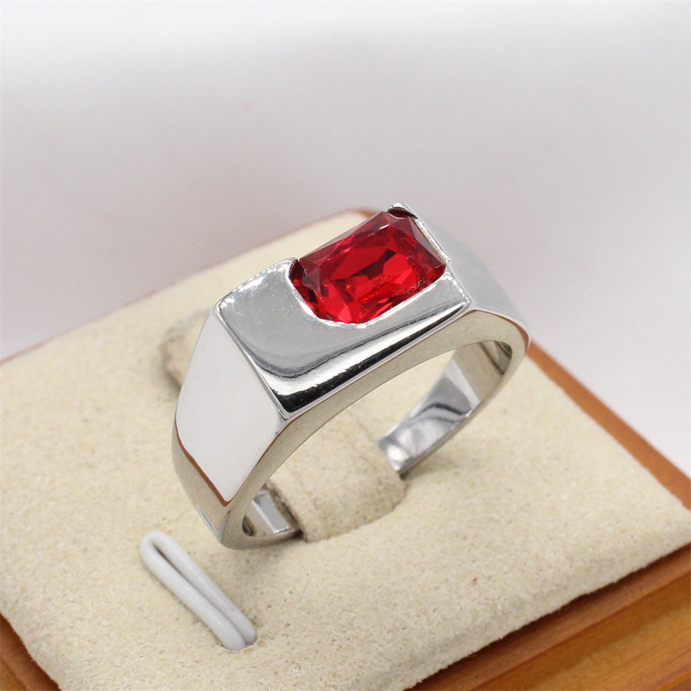 Niche High-End Titanium Steel Zircon Ring for Women - INS Style 2024 Collection