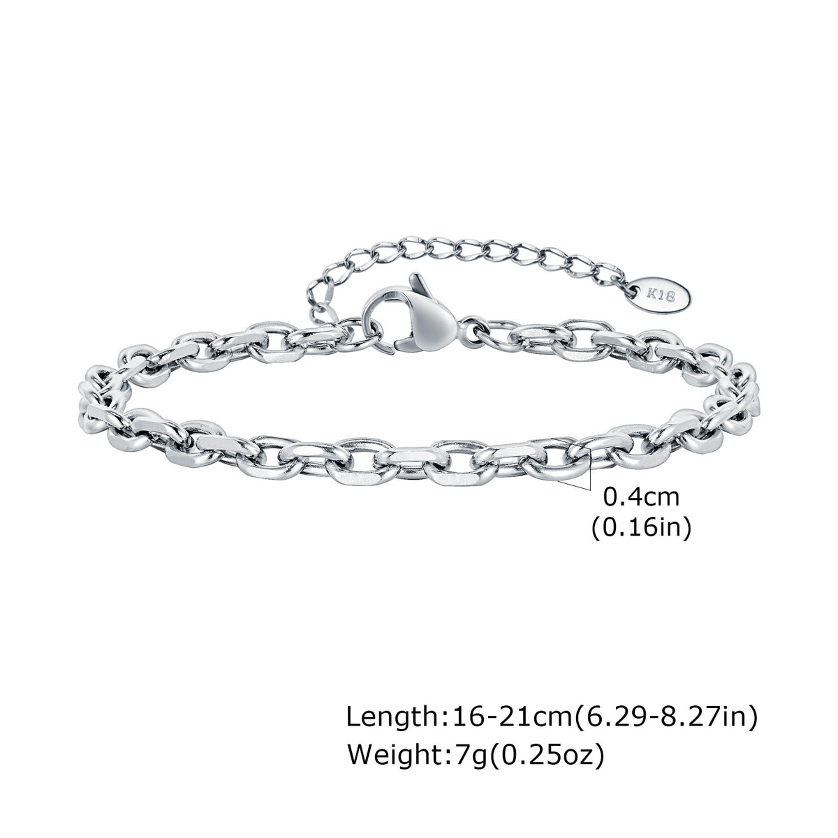 Minimalist Vintage Stainless Steel Bracelet for Women