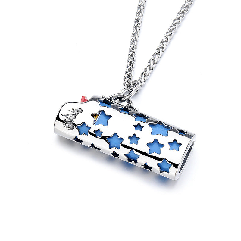 Steel Necklace – Statement Lighter Case