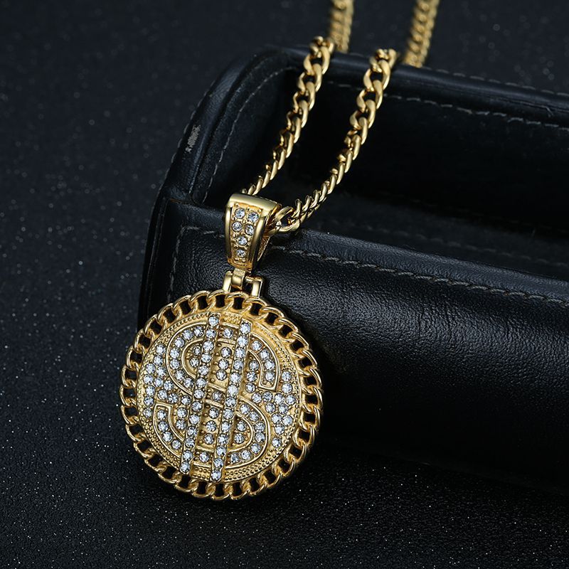 Steel Necklace – Statement Gold-Plated Cuban Chain