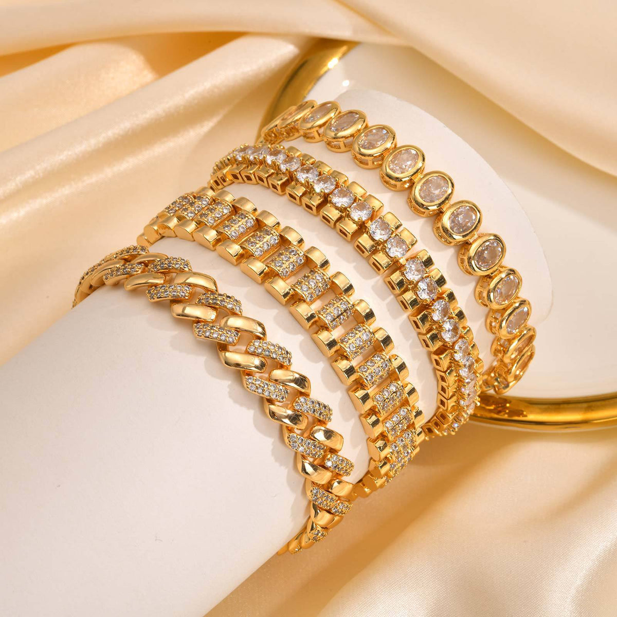 Zircon Copper Bracelet for Women