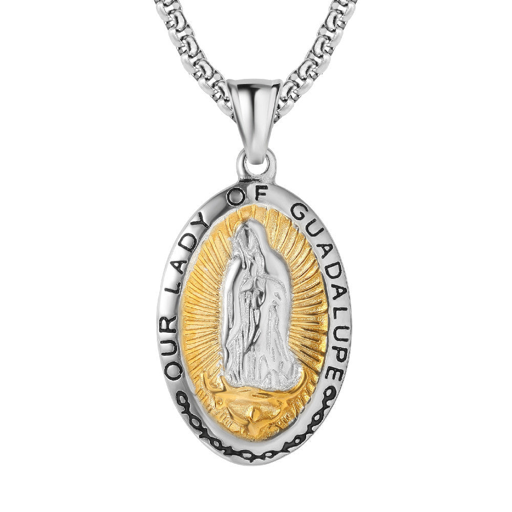 Virgin Titanium Steel Pendant Unisex Protection Statement Jewelry By Planderful For Fashion Conscious Wearers