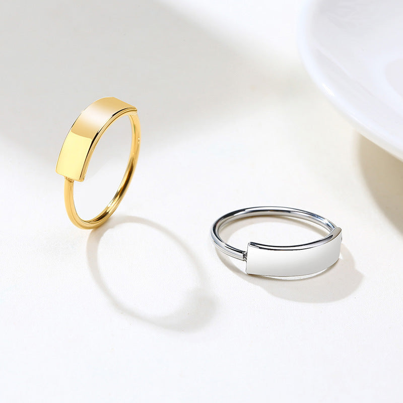 Korean Version Of Fashion Temperament Trinket Titanium Steel Ring