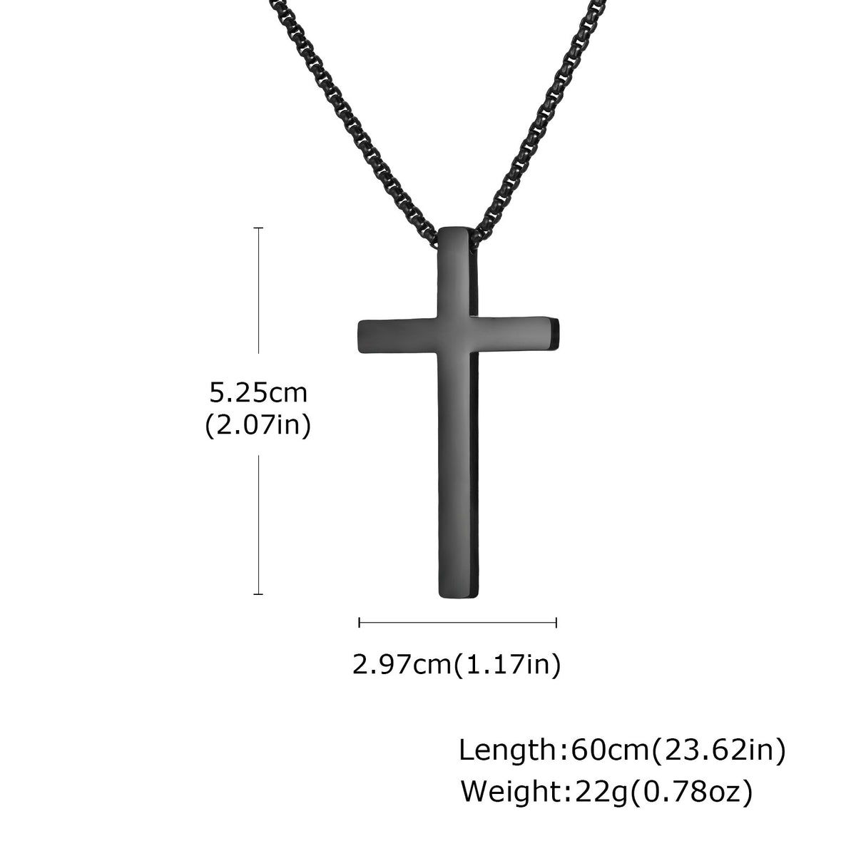 Stainless Steel Cross Necklace