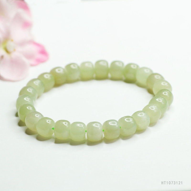 Hetian Jade Vintage Bead Bracelet