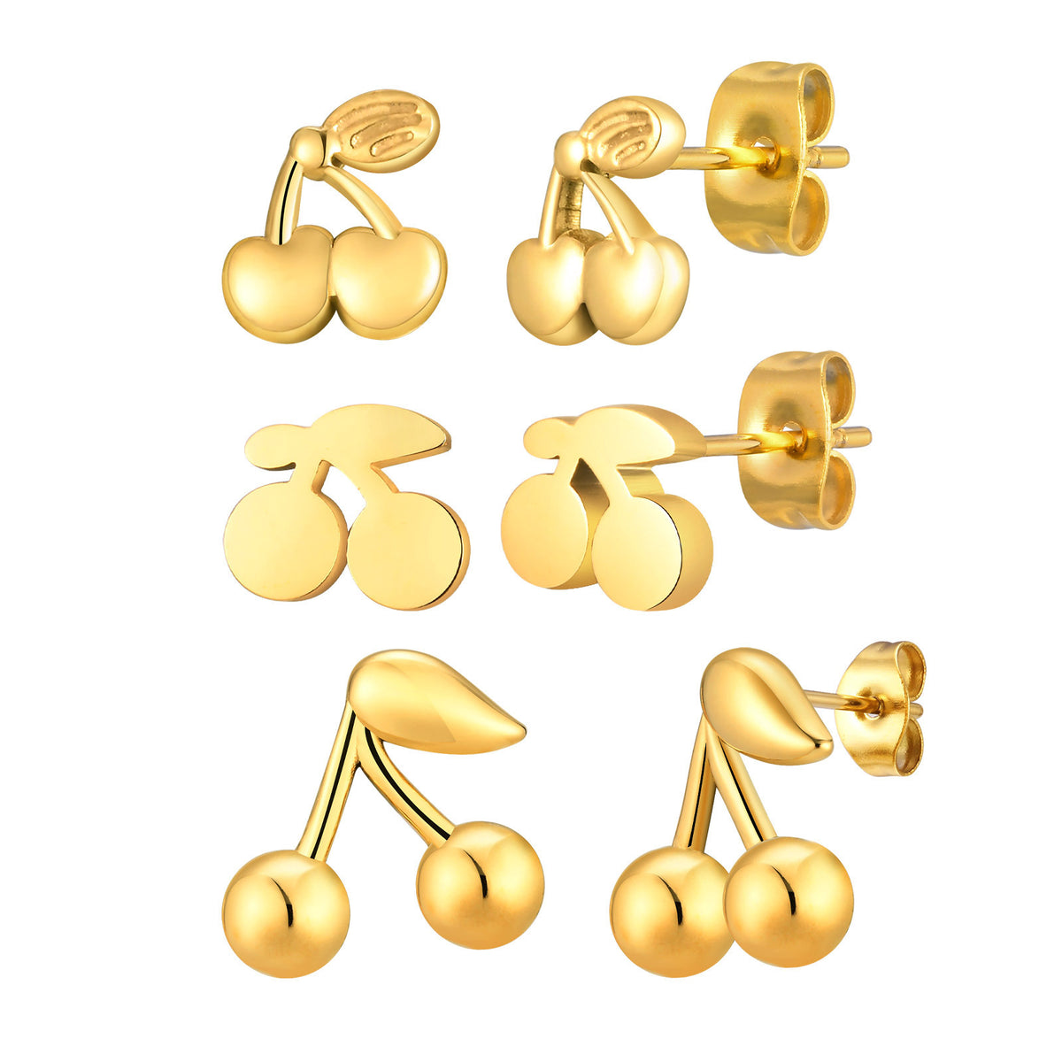 Modern Stainless Steel Earrings — Multiple Styles