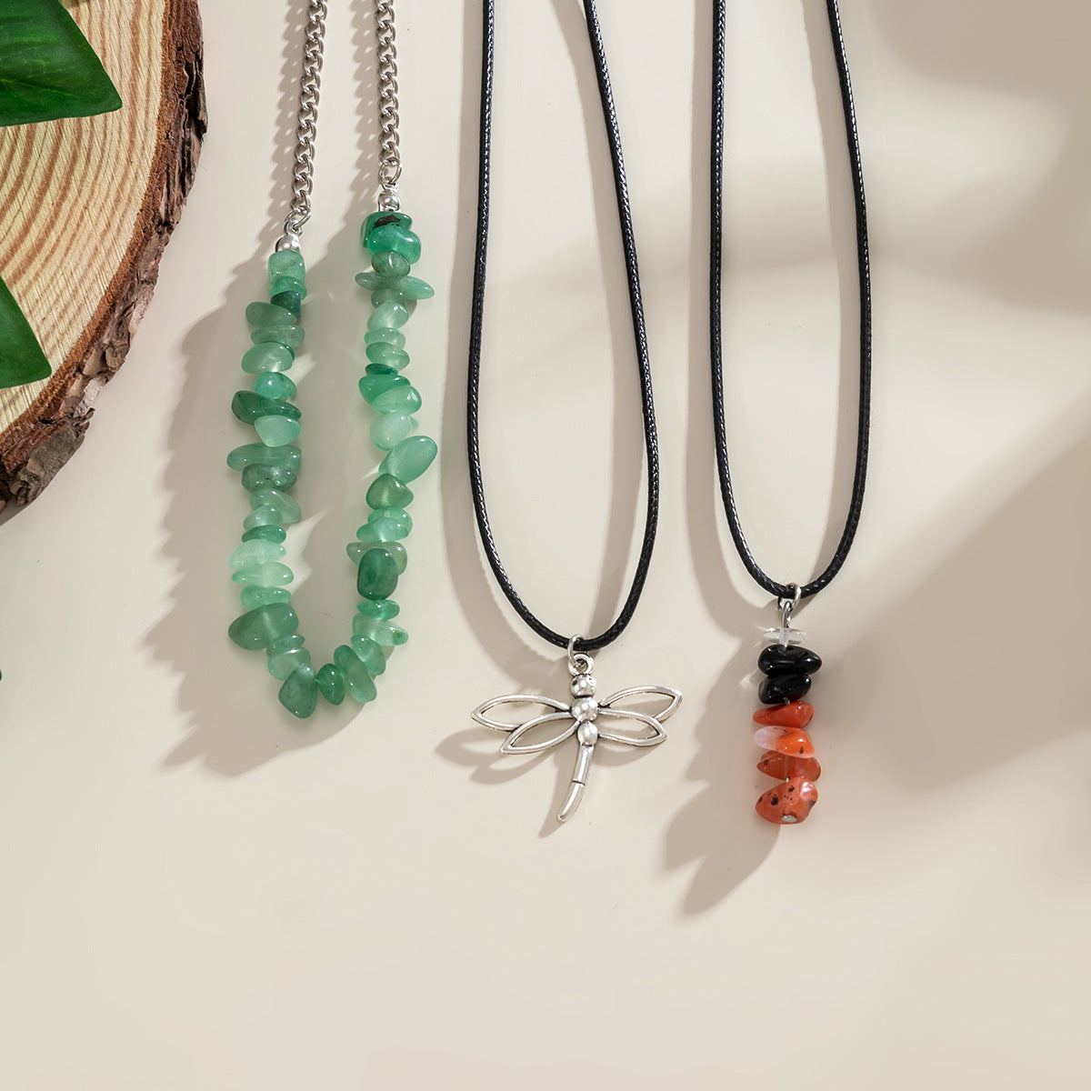 Vintage Devil's Eye and Turquoise Pendant Necklace