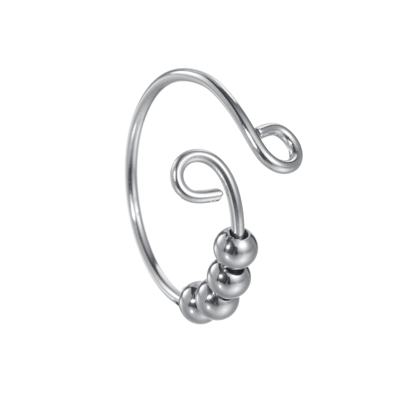 Planderful Women Anxiety Ring Adjustable Rotating Jewelry