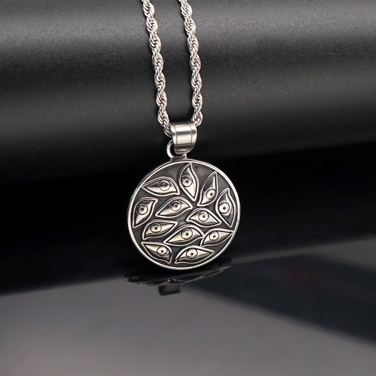 Steel Necklace – Vintage Men's Pendant