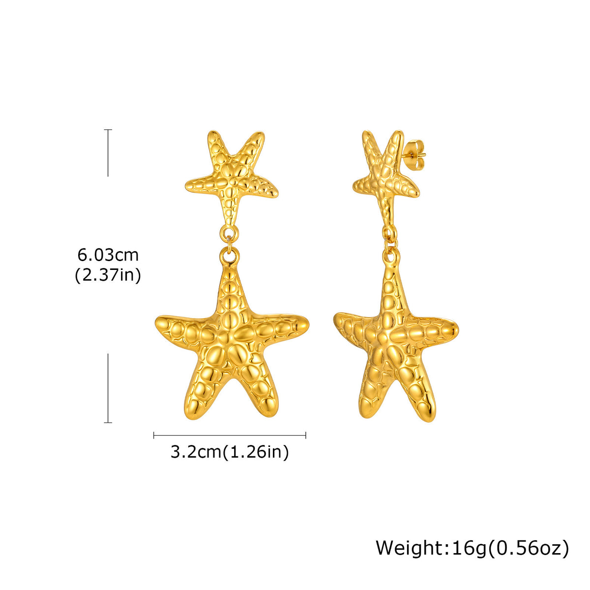 Modern Stainless Steel Earrings