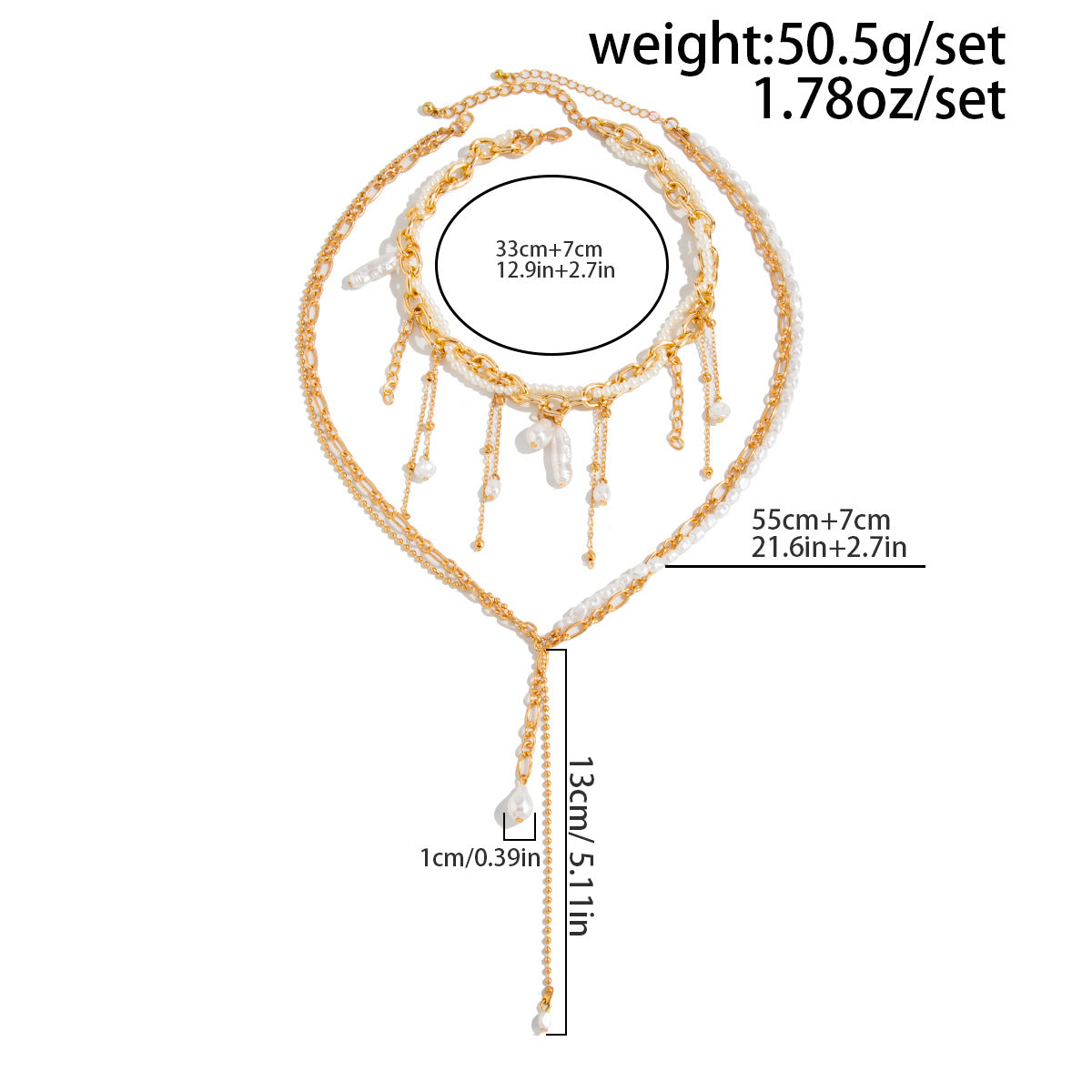 French Court Pearl Tassel Wrap Necklace