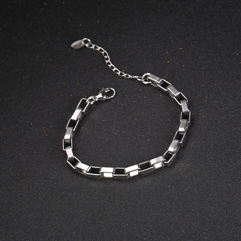 Cold Wind Bracelet – Titanium Steel Hip-Hop Bracelet – Men's