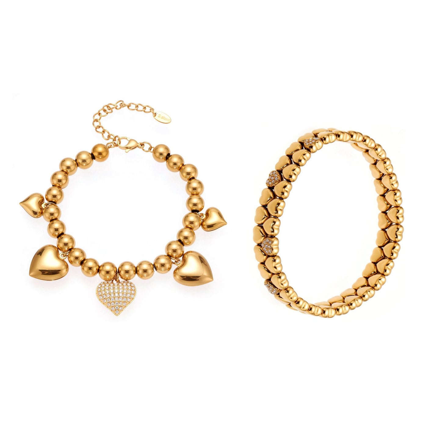 Planderful Everyday Genie Zircon Love Beaded Bracelet Women