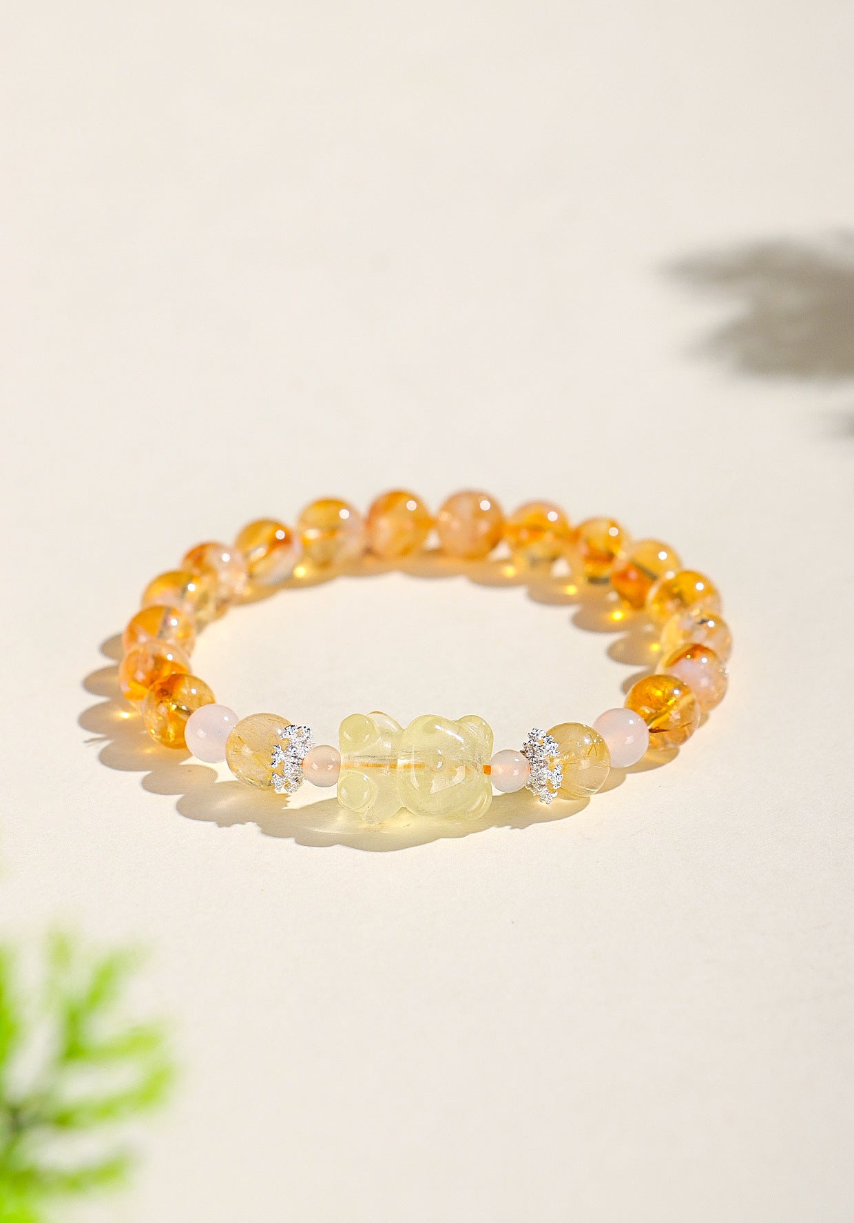 Planderful Fortune's Favor Bracelet – Fresh and Sweet Citrine Bear Design