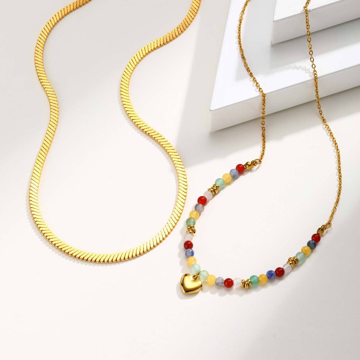 Blade Chains – Multi-Layer Love Necklace Stacked