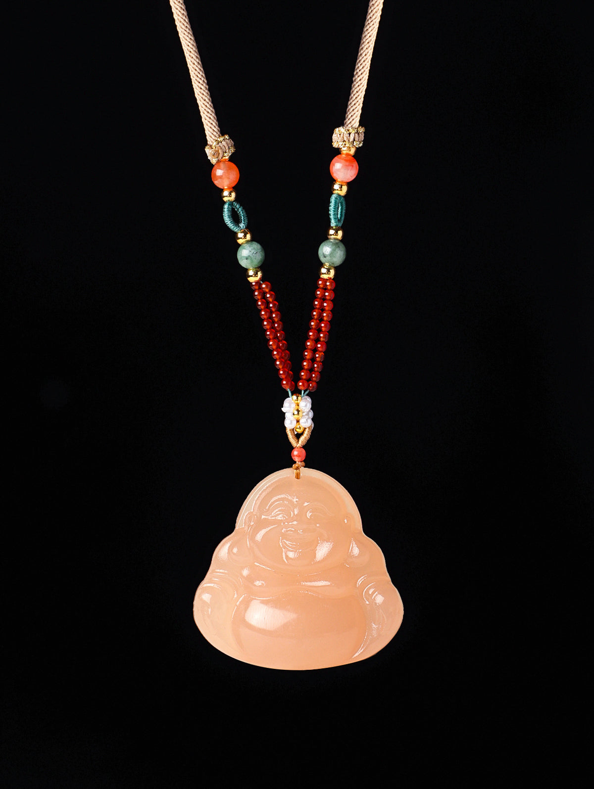 Agate Jade Pendant Necklace