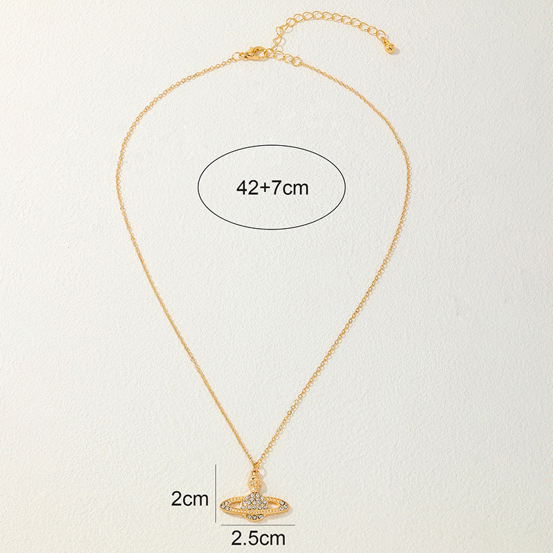Stellar Sphere Metal Pendant Necklace - Vienna Verve Collection