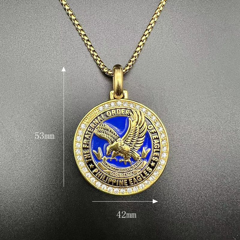 Stainless Steel Eagle Pendant Necklace Durable Everyday Genie By Planderful For Global Travelers